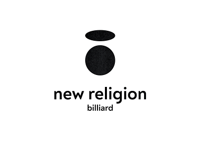 New Religion angel art billiard branding design halo logo logodesign logotype religion