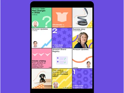 SMM posts Concept for Sellzone brand advertising brand design instagram media posts smm ui