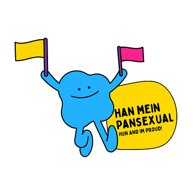Pansexual 3d animation branding design graphic design illustration logo motion graphics ui vector