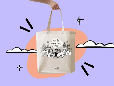Canvas Bag Design // DWP 2022 graphic design illustration print