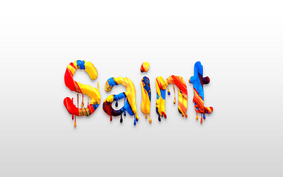 SAINT design photoshop