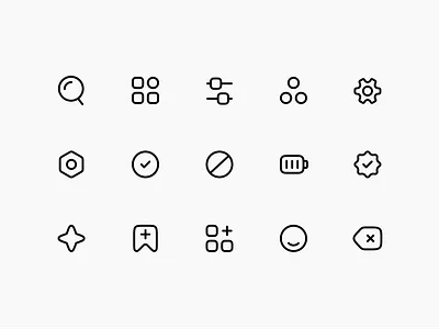Ui icons icon icons interface set ui ui icon ui icons vector
