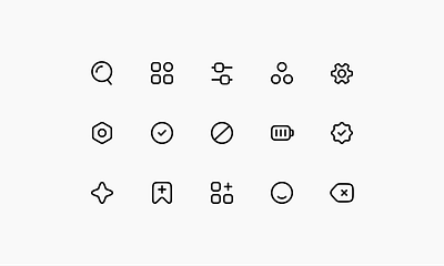 Ui icons icon icons interface set ui ui icon ui icons vector