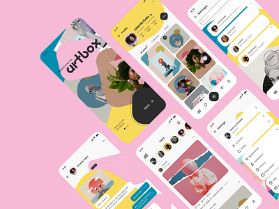 Artbox | Social Media Mobile App art chat creative instagram ios message mobile ui network post social ads social app social media social network ui