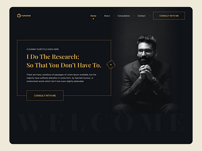 Personal Website : UI Design design figma graphic design home page landing page typography ui uiux design user interface ux web website