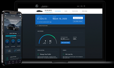 Mercedes me Owners App design ui ux