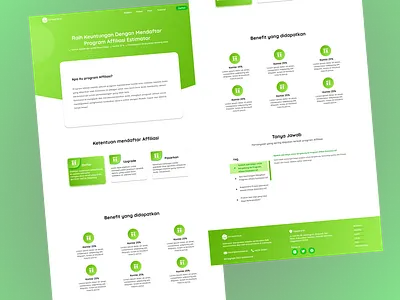 Web Design - Affiliate Landing Page animation app art branding design flat graphic design icon illustration illustrator logo minimal typography ui ux vector web website