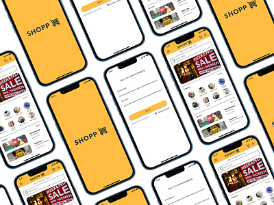 Shopp app design ui ux