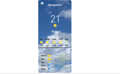 Weather screen design ui weatherscreen