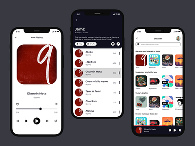 Music Player app design music ui ux