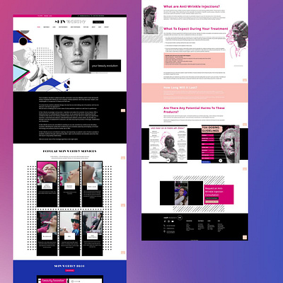 Skin Worthy - A Toronto Med Spa branding ui web design web development webflow