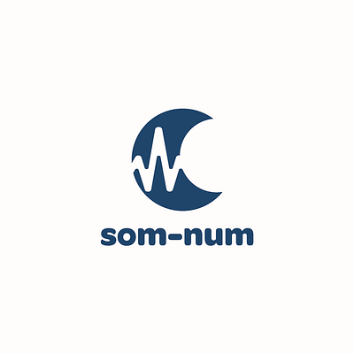 Som-Num: Sleep Tracker Logo Design branding design graphic design logo