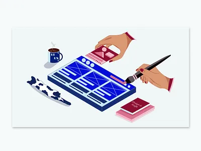 Isometric Illustration 3d design illustration isometric illustration