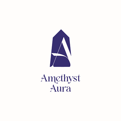 Amethyst Aura: Logo Design branding design graphic design logo
