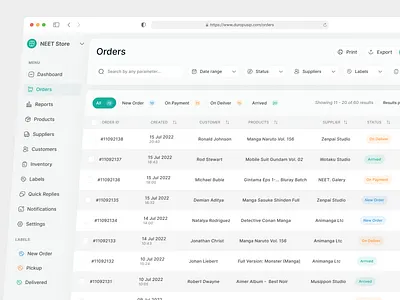 Duropusip - Dropship Management Dashboard clean design dashboard desain dropship dashboard management management dashboar minimalist design money dashboard payment dashboard payment management payment website sales dashboard sales management sales system ui user interface web application web dashboard web design website