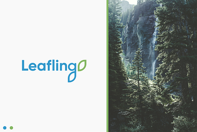 Leafling Logo Design brand identity branding design graphic design logo