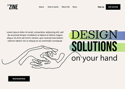Landing Page dailyui ladningpage ui vector
