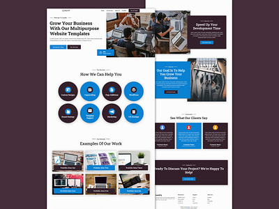 Lendify - Multipurpose Website Template html template htmlcss landing page landing page design ui design web design web development website template