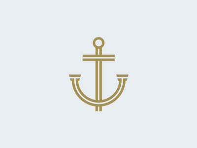 Anchor Mark anchor illustration anchor logo brand identity branding design freelance design graphicdesign graphicdesigner illustration logo logo mark nautical branding nautical logo