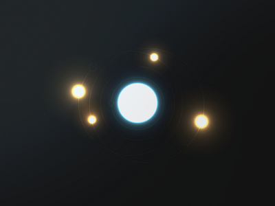 Experiment 01 / Eleventh Hour art blending gradients noise planets solar space system