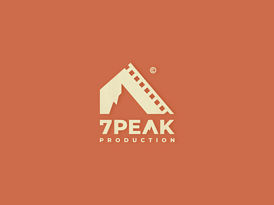 7 Peak Production branding character combination design dualmeaning icon illustration logo logomark logotype mountain negativespace peak production symbol vector video