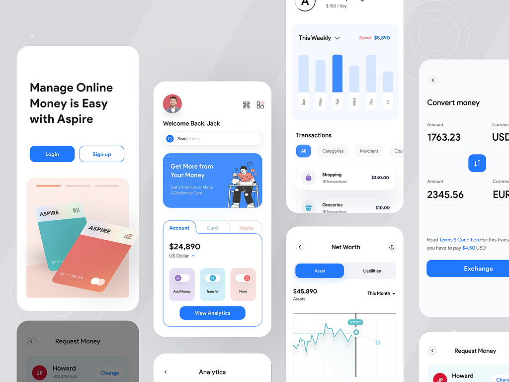 Banking Mobile App by Ofspace SaaS for Ofspace on Dribbble