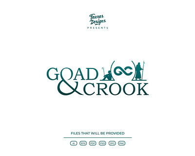 Goad & Crook Logo Design adobe illustrator branding design graphic design illustration illustrator logo logo design ui vector