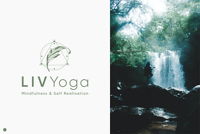 Liv Yoga Logo Design brand identity branding design graphic design logo