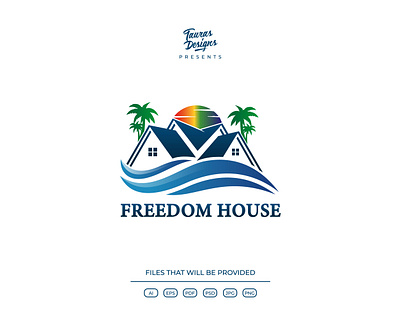 FREEDOM HOUSE adobe illustrator branding design graphic design illustration illustrator logo logo design ui vector