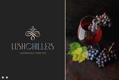 LushChillers Logo Design brand identity branding design graphic design logo