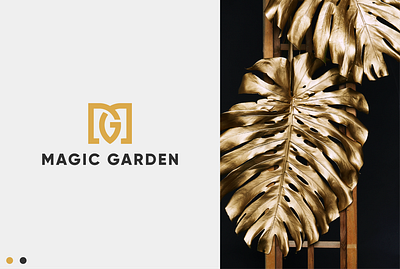 Magic Garden brand identity branding design graphic design logo