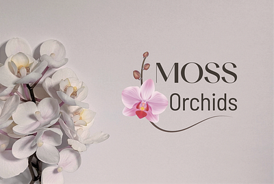 Moss Orchids Logo Design brand identity branding design graphic design graphics logo