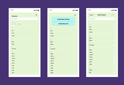 Create new list dailyui design