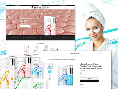 Double Bay Cosmeceuticals | Website Design design graphic design ui ux website design