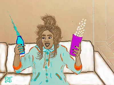 Argentina 2-1 Brazil apple pencil digital work illustration painting procreat