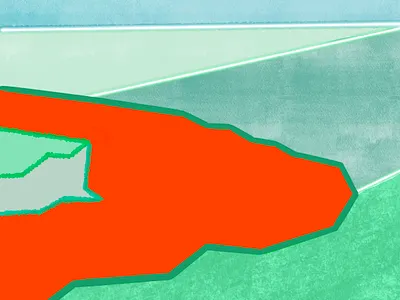 Digital Landscape apple pencil digital work illustration painting procreat