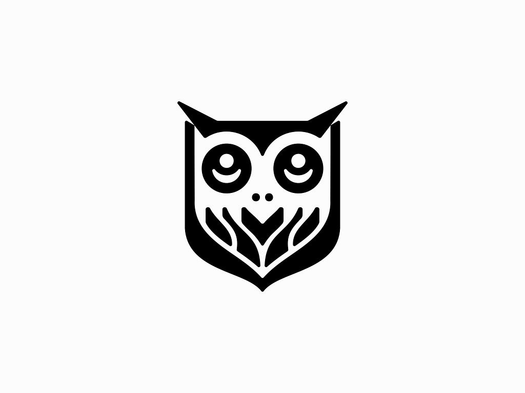 Owl Logo by Lucian Radu on Dribbble