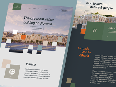 Vilharia Website apartment architecture building corwin developer elegant design homepage housing residential ui uidesign ux uxdesign web website