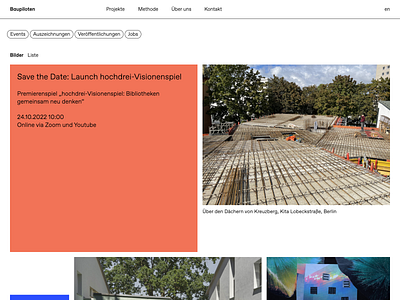 baupiloten.com architecture baupiloten grid minimal participatory participatory architecture ui ui design webdesign