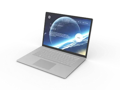 Desktop Learning App Landing Page design landi ui ux website