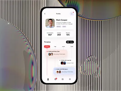 Influencer Marketplace App: animation android app app design application design ios iphone mobile app mobile app design mobile ui uiux user interface