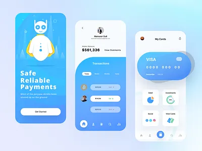 Banking Application ui ux design appdesign application banking crypto data finance ios mobile mobileapp money products saas tracking uiux webapp