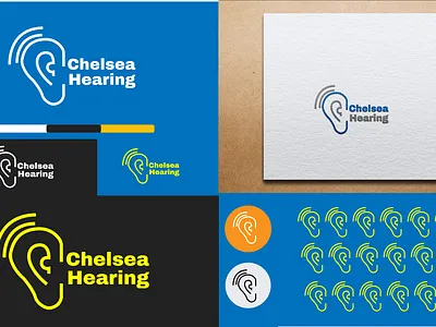 Chelsea Hearing Logo branding logo medical