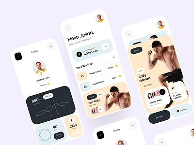 Personal Workout App body calories coach colors fatloss fitness graphics gym health health startup mobile app personal coach physique plan power strength trainer training workout workout app