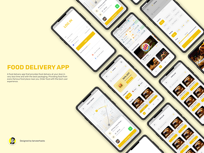 Food Delivery App app design app ui app uiux app ux delivery app design food app graphic design mobile app mobile app design ui ui designer uiux ux