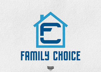 Family Choice Logo agency choice design domicile family graphic habitation home house logo messuage property real estate residence vector