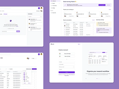 Useful - create powerful highlights calls conversations customers dashboard highlight insights integrations meeting product design recordings saas semiflat ui ux web app ui web application