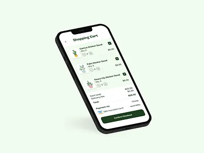 Daily UI #058 - Shopping Cart app design daily ui 058 daily ui challenge dailyui mobile design shopping cart shopping cart page