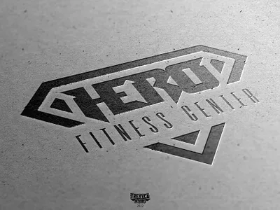 Hero Fitness Center Logo (on Paper) center design fitness graphic gym hero logo sport training vector workout