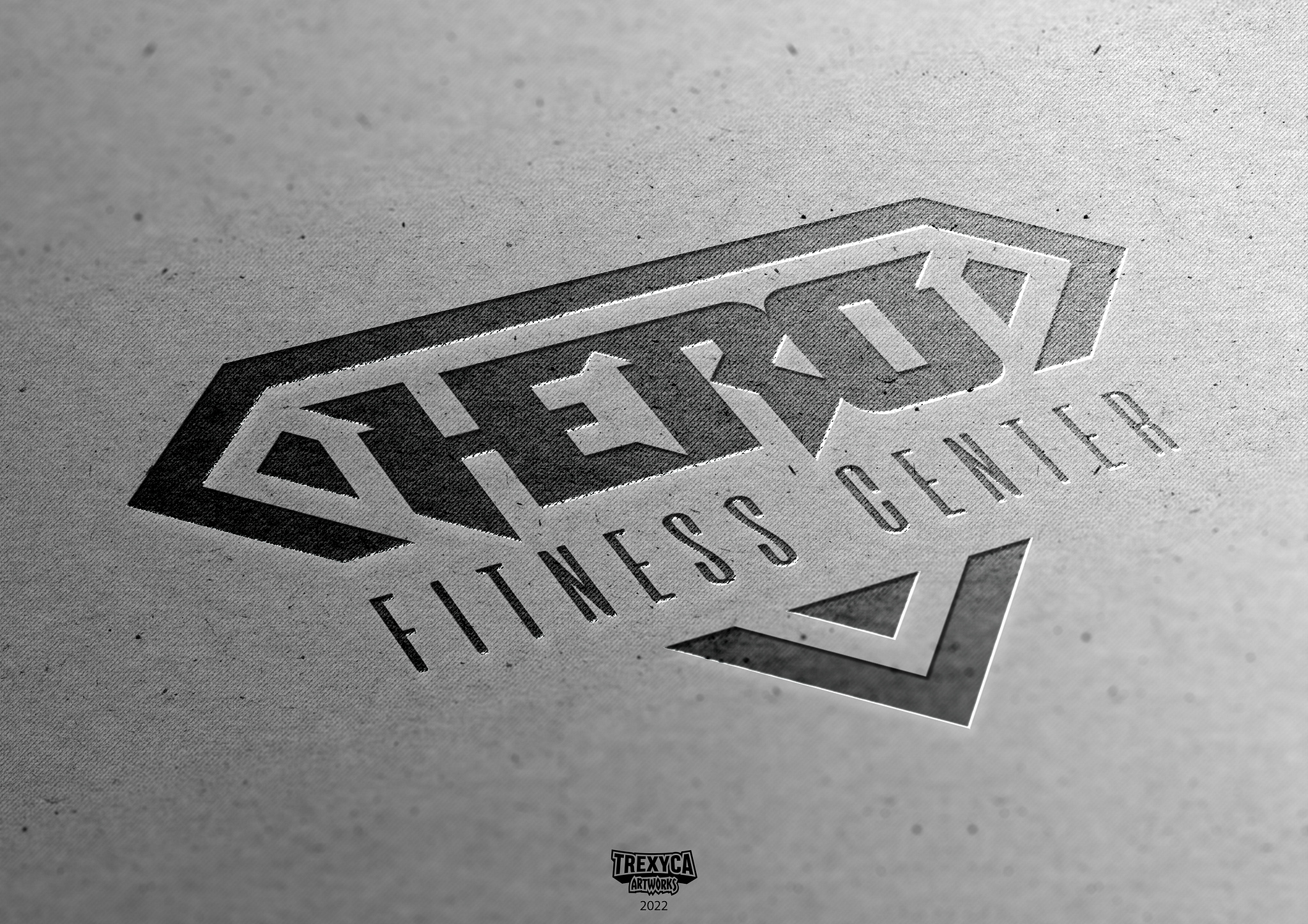 hero-fitness-center-logo-on-paper-by-trexyca-artworks-on-dribbble